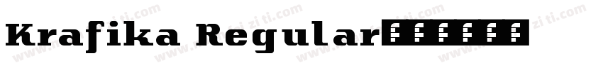 Krafika Regular字体转换
